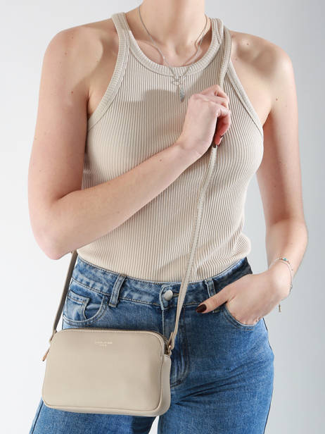 Sac Bandoulière Alpes David jones Beige alpes CM7335 vue secondaire 1