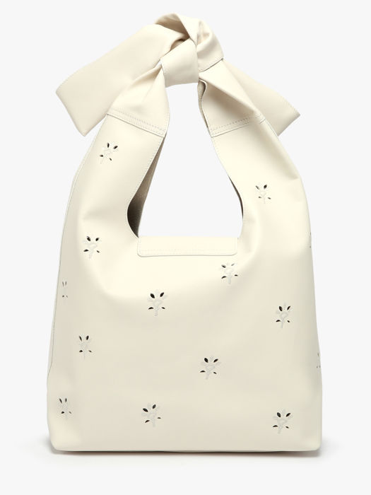 Longchamp Le pliage broderie anglaise Besace Blanc