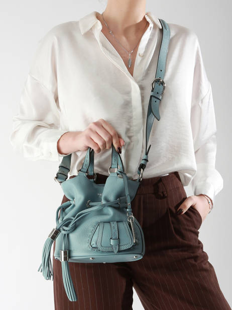 Bucket Bag S Premier Flirt Leder Lancel Blauw premier flirt A10109 ander zicht 1