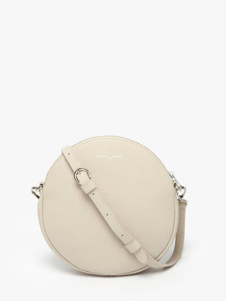 Cross Body Tas Dorine Leder Nathan baume Beige nathan 96KW3061 ander zicht 4