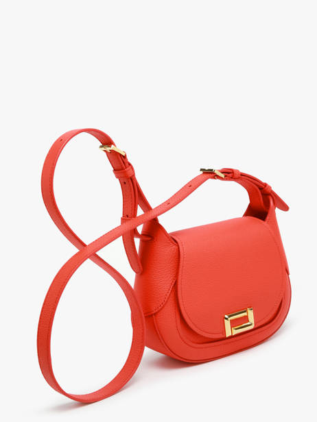 Cross Body Tas Paulette Leder Lancel Oranje paulette A13330 ander zicht 2