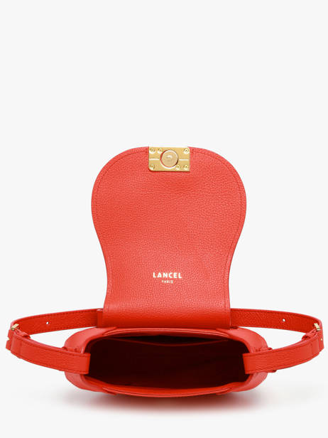 Cross Body Tas Paulette Leder Lancel Oranje paulette A13330 ander zicht 3