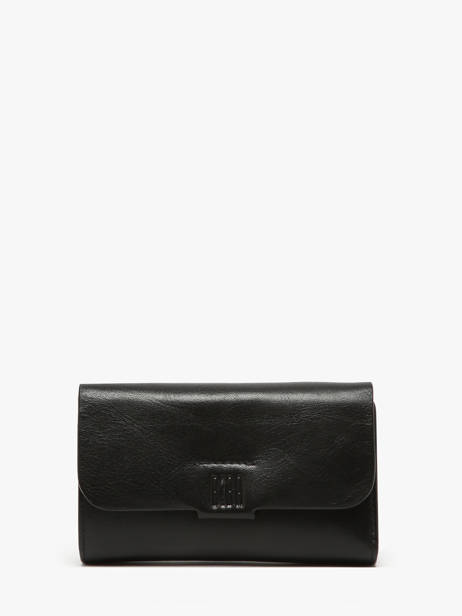 Portefeuille Leder Biba Zwart wallet VET1L