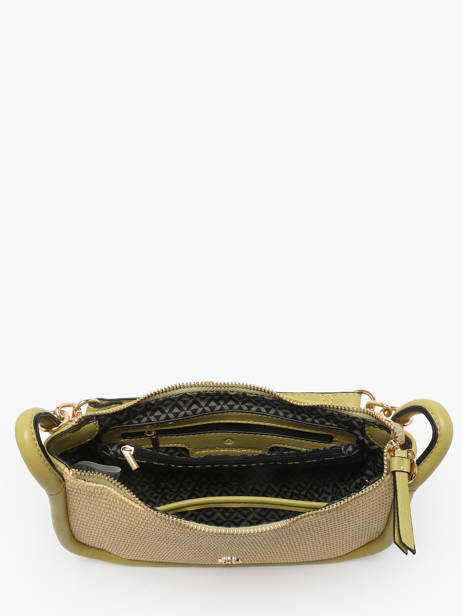 Cross Body Tas Raphia Raphia Lulu castagnette Groen raphia YASSIR ander zicht 3
