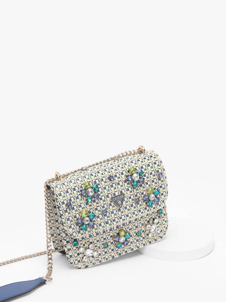 Cross Body Tas Beauvoir Guess Blauw beauvoir WE952821 ander zicht 2
