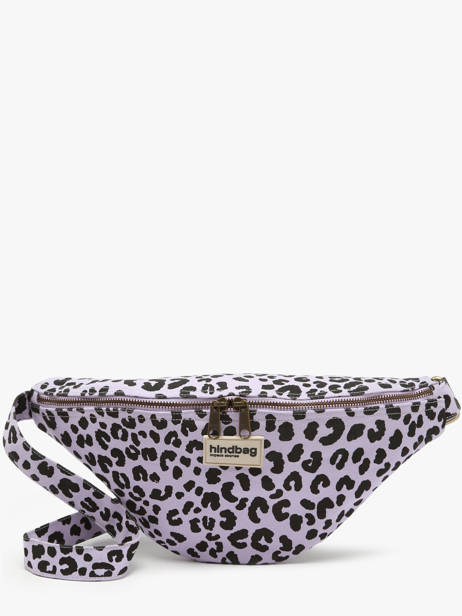 Heuptasje Hindbag Violet leopard LE