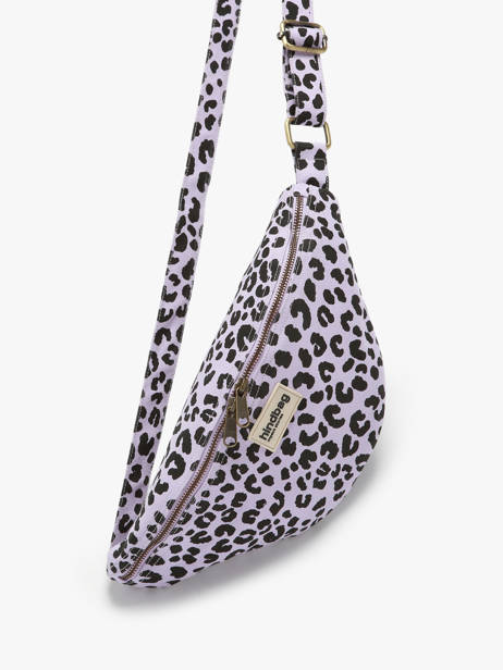 Heuptasje Hindbag Violet leopard LE ander zicht 2
