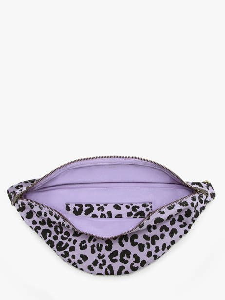 Heuptasje Hindbag Violet leopard LE ander zicht 3