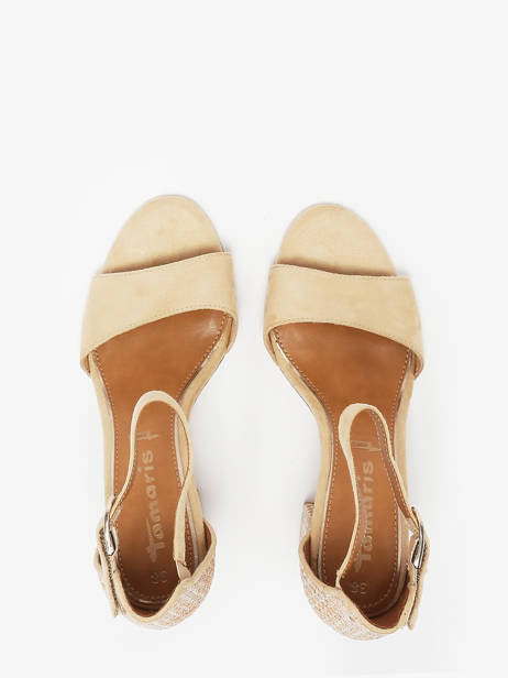 Sandalen Met Hak Tamaris Beige accessoires 42 ander zicht 3