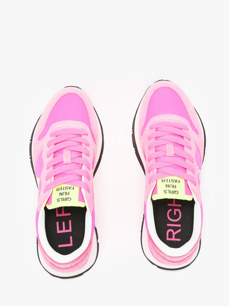 Sneakers Ally Solid Nylon Sun68 Roze accessoires Z35201 ander zicht 4