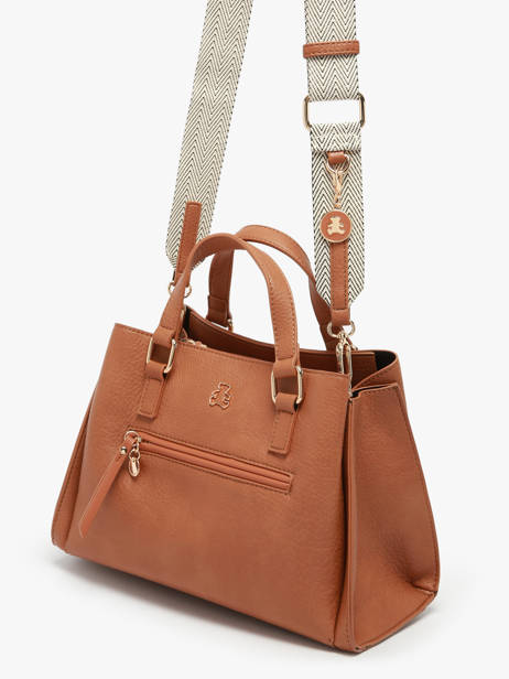 Handtassen Zip Lulu castagnette Bruin zip YOUX ander zicht 2