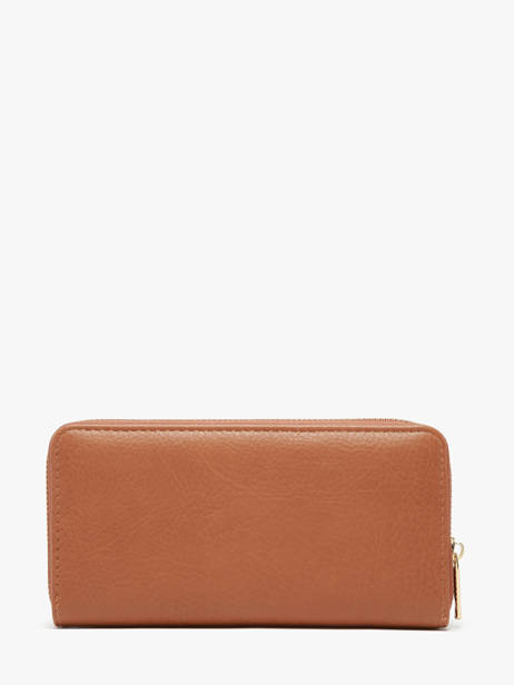 Portefeuille Lulu castagnette Bruin zip CHRYS103 ander zicht 2