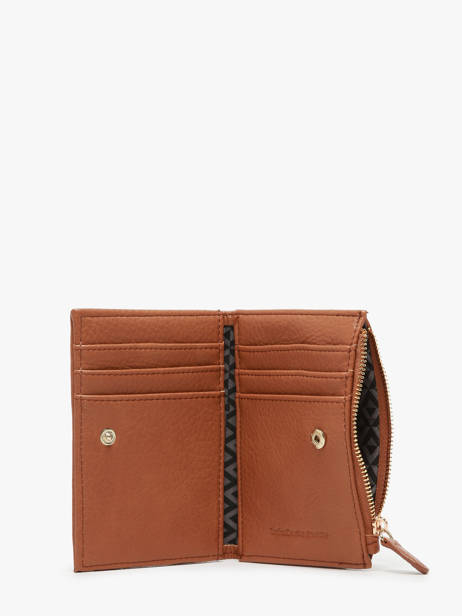 Portefeuille Lulu castagnette Marron zip CAPOR106 vue secondaire 1