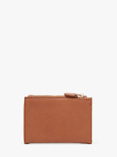 Portefeuille Lulu castagnette Marron zip CAPOR106 vue secondaire 2