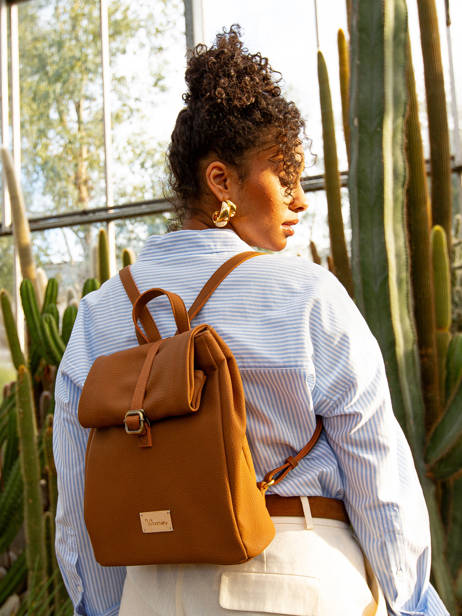 Rugzak Muscari Woomen Bruin muscari WMUS25 ander zicht 6