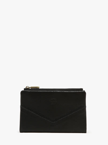 Portefeuille Leder Mila louise Zwart vintage 3760CX