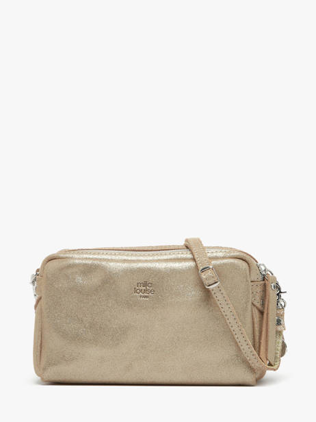 Cross Body Tas Vintage Leder Mila louise Beige vintage 23673XSX ander zicht 4