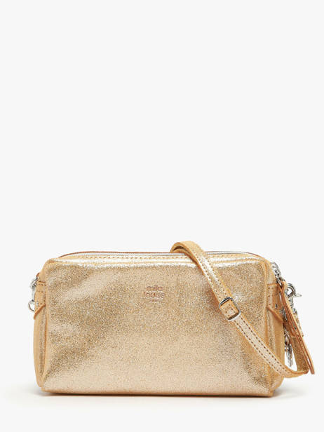 Cross Body Tas Vintage Leder Mila louise Goud vintage 23673XSX ander zicht 4