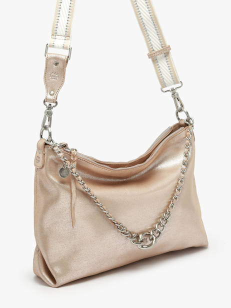 Sac Bandoulière Vintage Cuir Mila louise Argent vintage 3822RX vue secondaire 2