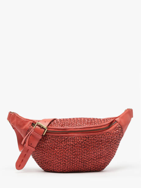 Heuptasje Biba Rood leather BRI5L