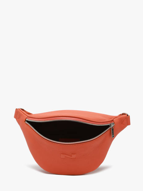 Sac Banane Small Derby Cuir Nathan baume Orange n city 25 vue secondaire 3