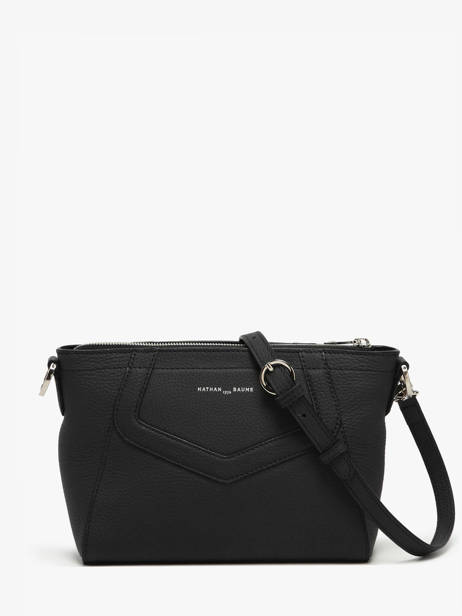 Sac Bandoulière Vanilla Cuir Nathan baume Noir candy 7 vue secondaire 4