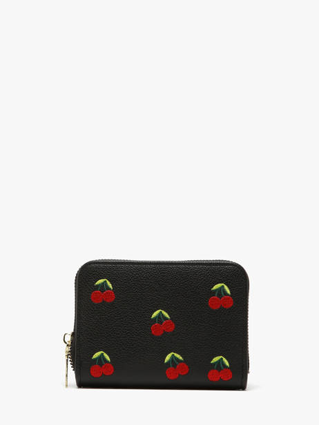 Porte-monnaie Miniprix Noir safiano 78SM2686