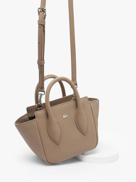 Cross Body Tas Daily City Lacoste Beige daily city NF4959DZ ander zicht 2