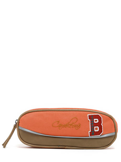 Trousse 2 Compartiments Cameleon Orange vintage urban PBVBTROU vue secondaire 3