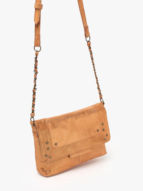 Cross Body Tas Felizia Leder Pieces Oranje felizia 17116820 ander zicht 2