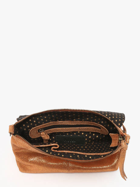 Cross Body Tas Felizia Leder Pieces Oranje felizia 17116820 ander zicht 3