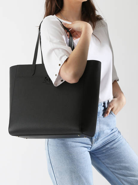 Schoudertas Cameryn Leder Lauren ralph lauren Zwart cameryn 31960183 ander zicht 1