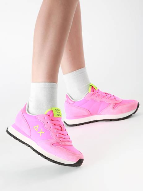 Sneakers Ally Solid Nylon Sun68 Roze accessoires Z35201 ander zicht 1