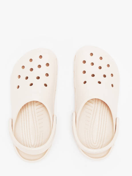 Slippers Classic Bone Crocs Beige women 10001 ander zicht 3