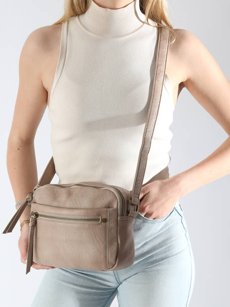 Sac BandouliÃ¨re Bubble Miniprix Beige bubble 2235 vue secondaire 1
