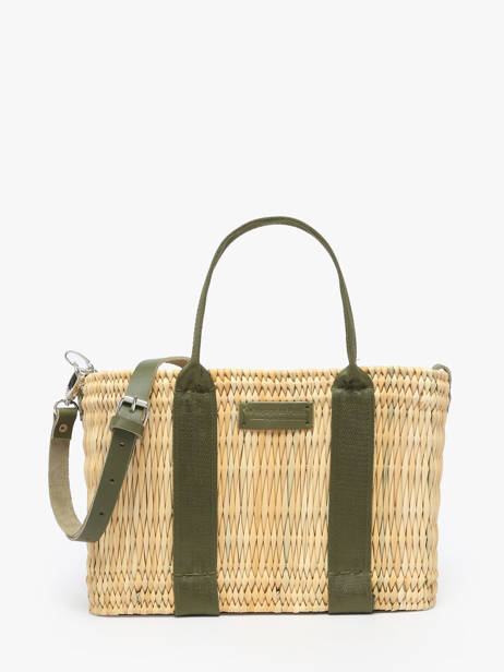 Handtassen Estival Stro Le voyage en panier Groen estival PM779