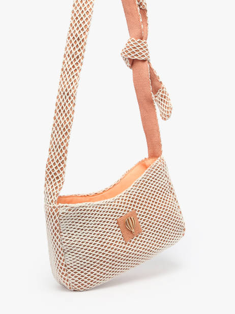 Cross Body Tas Estival Katoen Le voyage en panier Oranje estival PM851 ander zicht 2