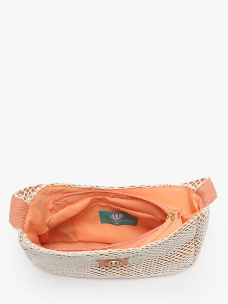 Cross Body Tas Estival Katoen Le voyage en panier Oranje estival PM851 ander zicht 3