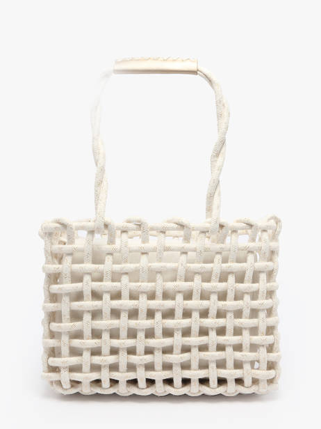 Handtassen Crochet Le voyage en panier Beige crochet PM853 ander zicht 4