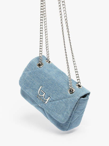 Cross Body Tas Dorado Denim By byblos Blauw dorado denim BS35B02D ander zicht 2