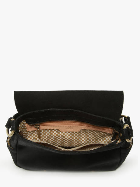 Sac BandouliÃ¨re Vintage Cuir Mila louise Noir vintage 30172X vue secondaire 3