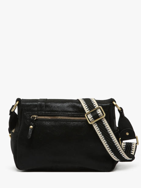 Sac BandouliÃ¨re Vintage Cuir Mila louise Noir vintage 30172X vue secondaire 4