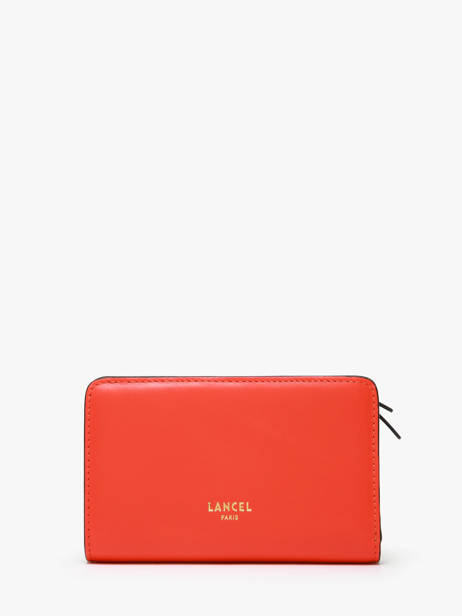 Portefeuille Origami Leder Lancel Oranje origami A13423