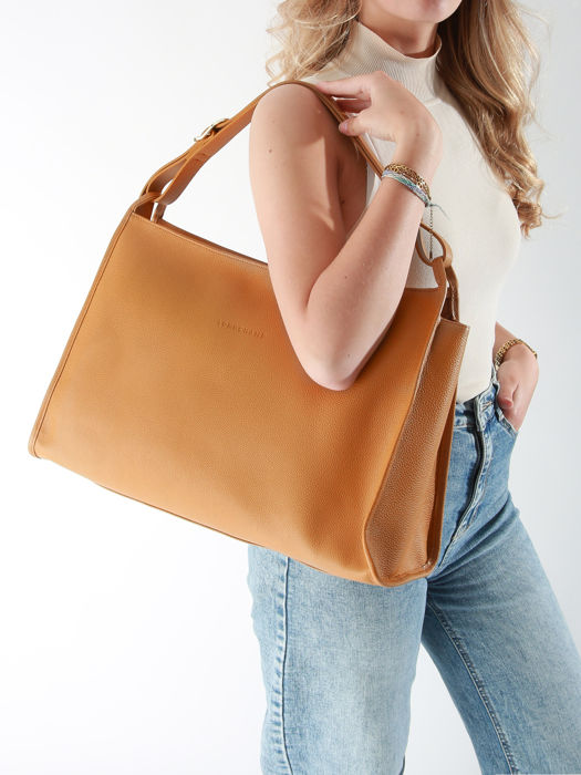 Longchamp Le foulonné Besace Marron
