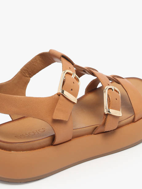Sandalen Uit Leder Inuovo Groen women A96046 ander zicht 2