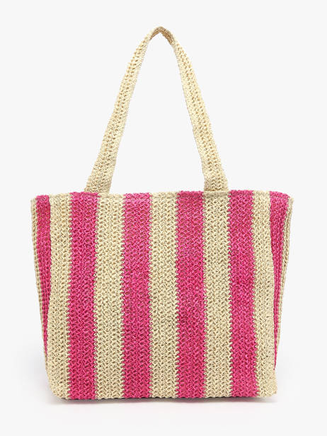 Schoudertas Cabas Gerard pasquier Roze cabas P25032 ander zicht 4