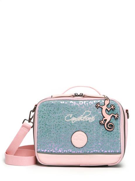 Lunchtas Cameleon Blauw vintage fantasy BL24 ander zicht 4