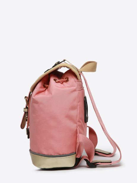 Rugzak 1 Compartiment Cameleon Roze vintage fantasy SD25 ander zicht 2