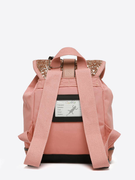 Rugzak 1 Compartiment Cameleon Roze vintage fantasy SD25 ander zicht 4