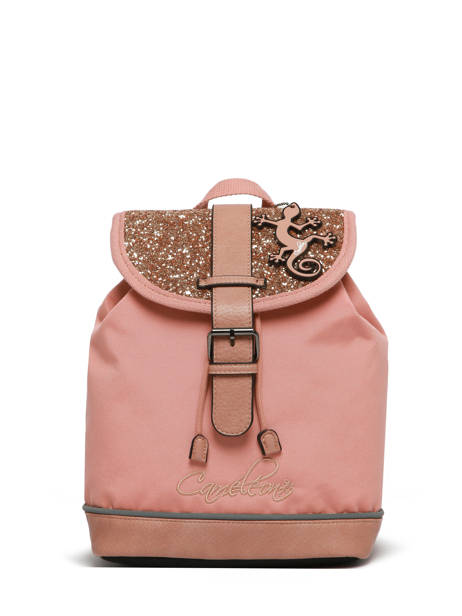 Rugzak 1 Compartiment Cameleon Roze vintage fantasy SD25 ander zicht 5
